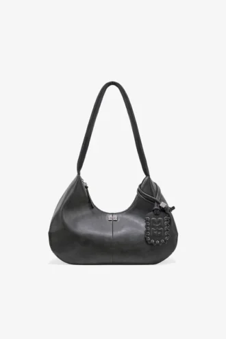Steal Grey Medium Hobo Bag