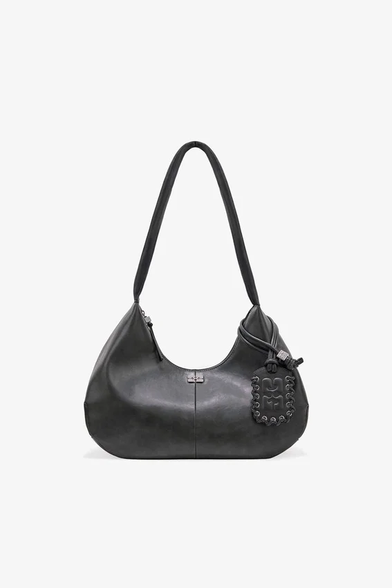 Steal Grey Medium Hobo Bag Steal Grey Medium Hobo Bag