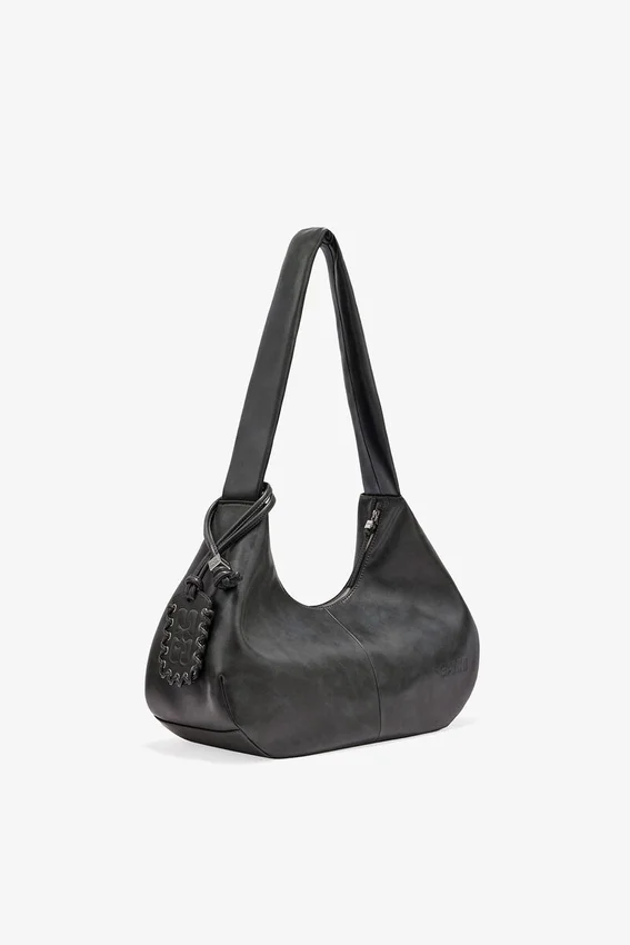 Steal Grey Medium Hobo Bag Steal Grey Medium Hobo Bag