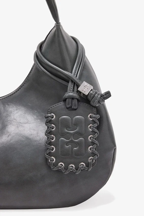 Steal Grey Medium Hobo Bag Steal Grey Medium Hobo Bag