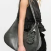 Steal Grey Medium Hobo Bag Steal Grey Medium Hobo Bag
