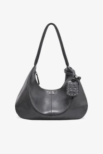 Steel Grey XXL Hobo Bag
