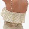 Stretch Seersucker Strap Mini Dress Stretch Seersucker Strap Mini Dress