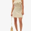 Stretch Seersucker Strap Mini Dress Stretch Seersucker Strap Mini Dress