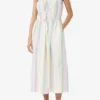 Stripe Cotton Maxi Strap Dress Stripe Cotton Maxi Strap Dress