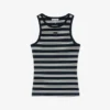 Stripe Rib Tank Top
