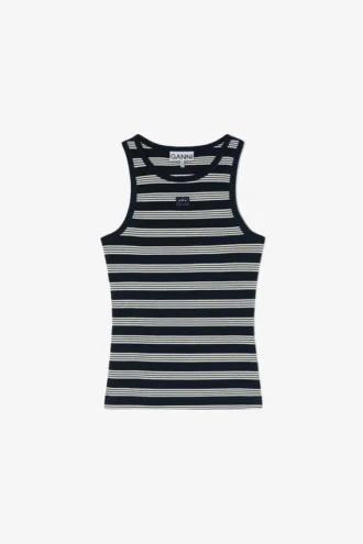 Stripe Rib Tank Top