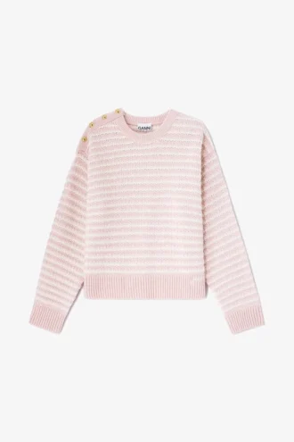 Stripe Wool Mix Sweater