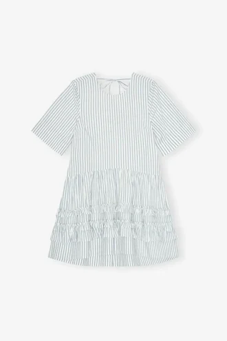 Striped Organic Cotton Mini Dress