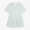 Striped Organic Cotton Mini Dress