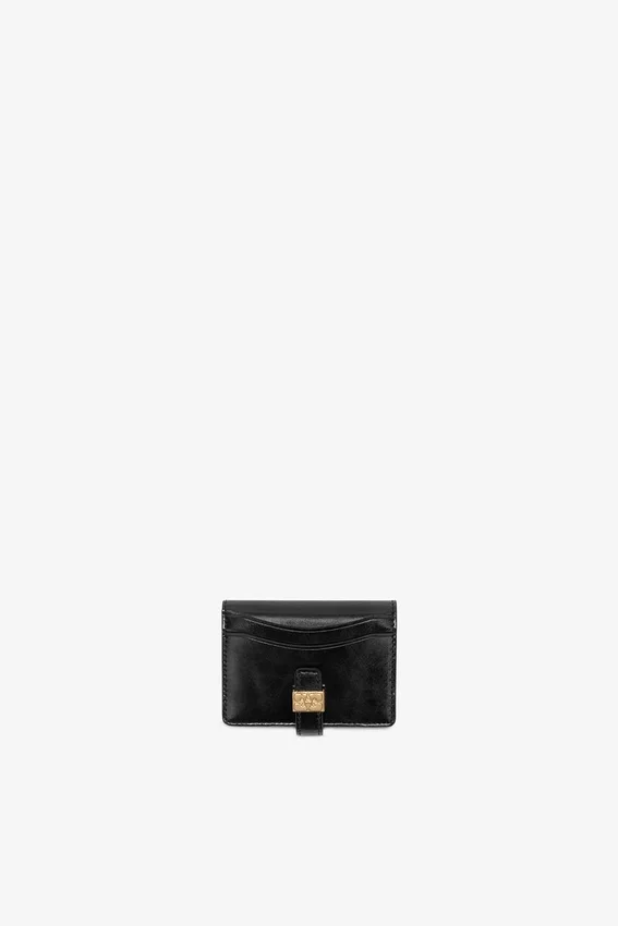Sue Slim Card Holder in Black Sue Slim Card Holder in Black