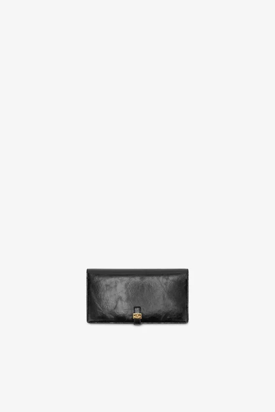Sue Slim Long Wallet in Black Sue Slim Long Wallet in Black
