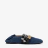 Sue Triple Ballerina in Denim