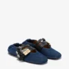 Sue Triple Ballerina in Denim