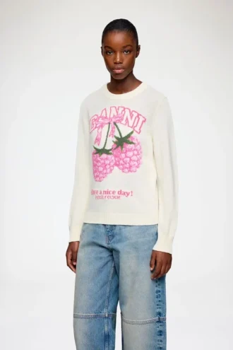 Sweater in Graphic Wool