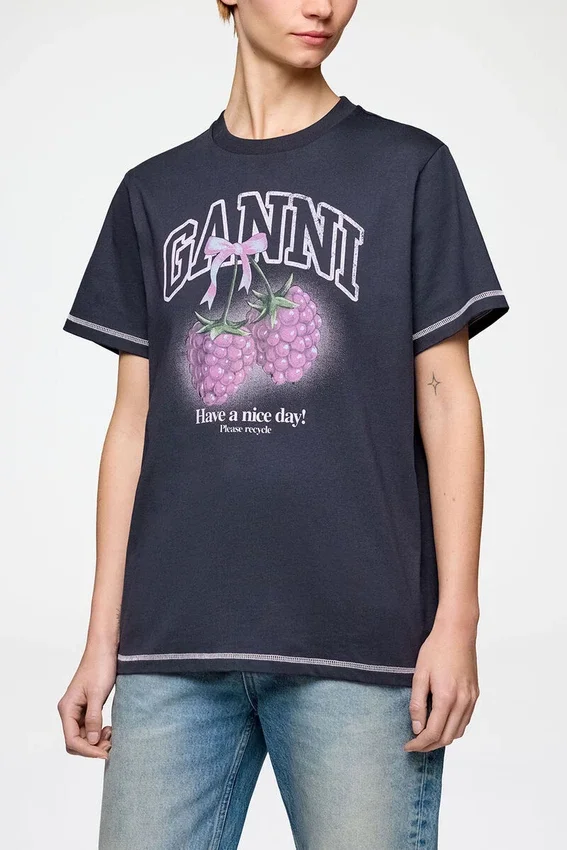 T-shirt with Raspberries T-shirt with Raspberries
