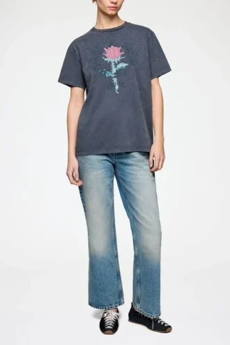 T-shirt with Rose