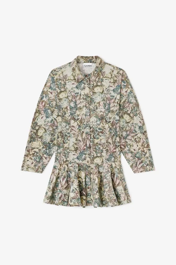 Tapestry Floral Shirt Dress Tapestry Floral Shirt Dress