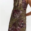 Tapestry Fringed Mini Dress