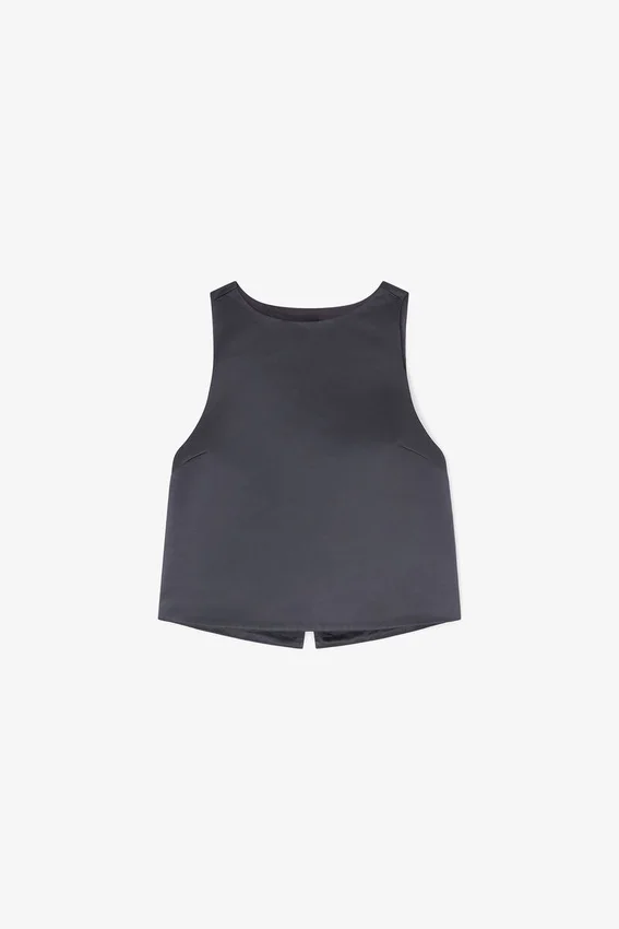 Top in Black Satin Top in Black Satin