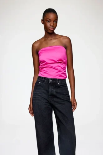 Top in Duchesse Satin