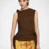 Top in Marl Mesh