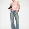 Top in Pink Satin Top in Pink Satin