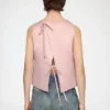 Top in Pink Satin Top in Pink Satin