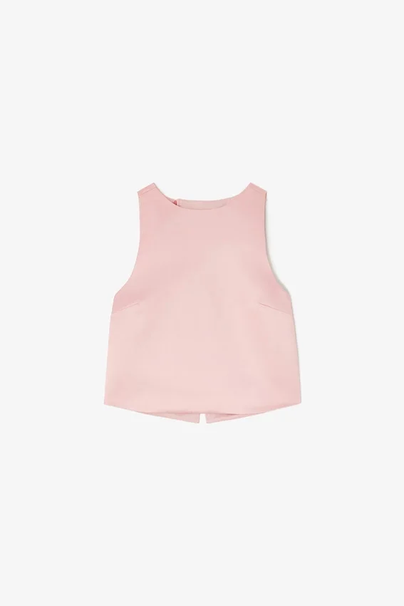 Top in Pink Satin Top in Pink Satin