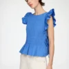 Top in Smocked Cotton