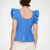 Top in Smocked Cotton