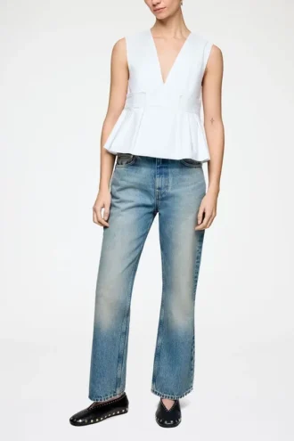 Top in Stretch Cotton