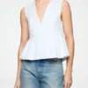 Top in Stretch Cotton