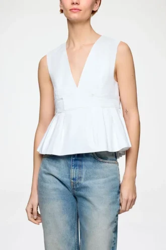 Top in Stretch Cotton