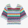 Top in Striped Crochet Top in Striped Crochet