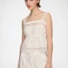 Top in White Cotton