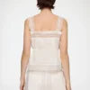Top in White Cotton