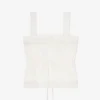 Top in White Cotton