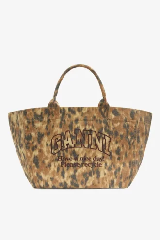 Tote XXL in Ikat Animal