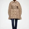 Trench Coat in Printed Cotton Trench Coat in Printed Cotton