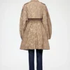 Trench Coat in Printed Cotton Trench Coat in Printed Cotton
