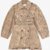 Trench Coat in Printed Cotton Trench Coat in Printed Cotton