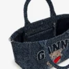 Tweed Denim Small Bear Tote Tweed Denim Small Bear Tote