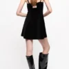 Velour Mini Dress Velour Mini Dress