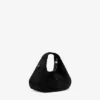 Velvet Moire Mini Hobo Bag