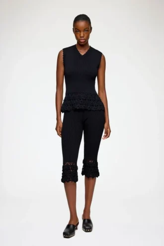 Vest in Cotton Crochet