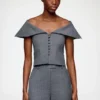 Vest in Grey Wool Melange Vest in Grey Wool Melange