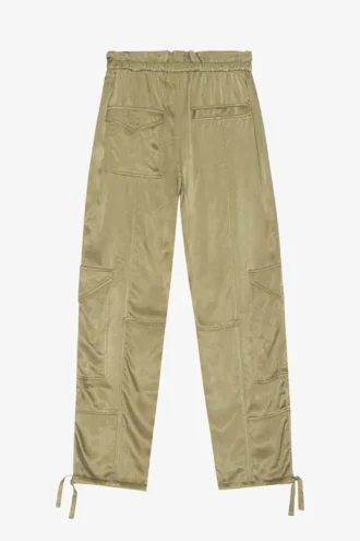 Washed Satin Pants