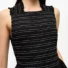 Washed Stretch Cotton Smock Midi Dress