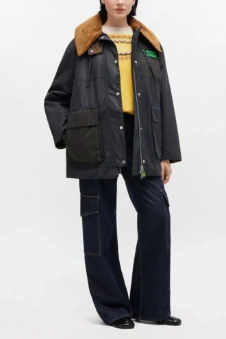Waxed Jacket in Blue